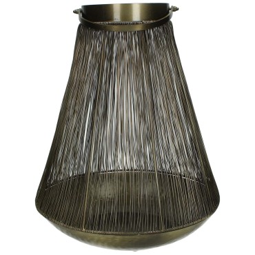 JK Home Décor - Lantern Metal Gold 33x33x39cm
