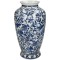 JK Home Décor - Βάζο Chinoiserie Πορσελάνη 16x16x30cm