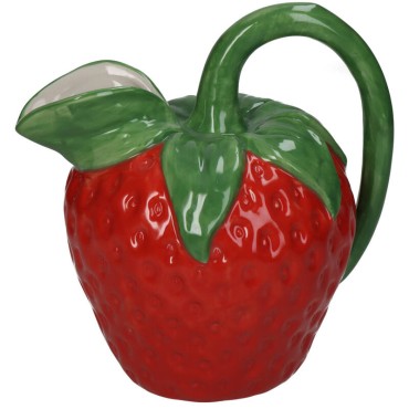JK Home Décor - Vase Strawberry Red 17x13x17cm