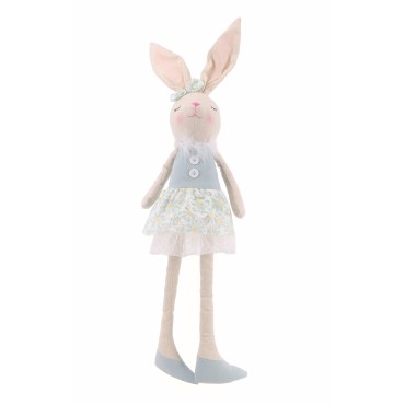JK Home Décor - Κουνελίνα με Φιόγκο Γαλάζιο 13x10x76cm