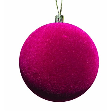 FLOCK BALL 10 BURGUNDY