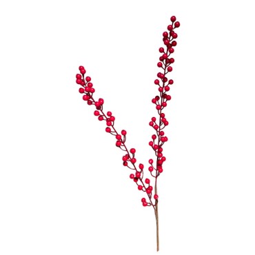 JK Home Décor - Κλαδί Berries Κόκκινο 80cm