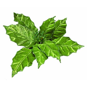 25cm christmas flower green