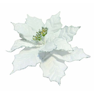 JK Home Décor - Πικ Αλεξανδρινό Λευκό 25cm