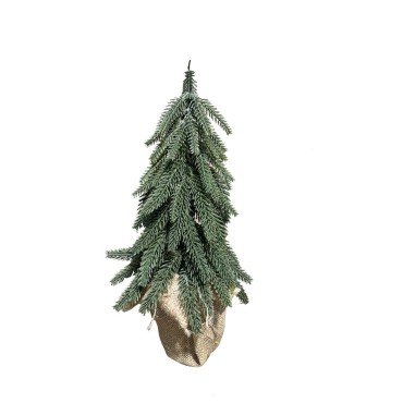 JK Home Décor - Δέντρο Πράσινο PE σε Λινάτσα 36cm