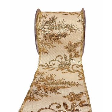 JK Home Décor - Κορδέλα Alkyon Double Face Gross 10cm x 4.5m