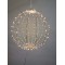 JK Home Décor - Μπάλα Μεταλλική Χρυσή 192LED WW 28cm