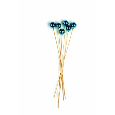 JK Home Décor - Στικ Μπάλα Ανοιχτό Μπλε S/12 4x45cm