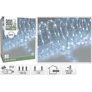 JΚ Home Décor - Λαμπάκια Εύκαμπτο Καλώδιο White 800LED