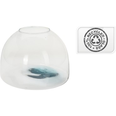 JK Home Décor - Vase Recycled Glass 300xh22cm