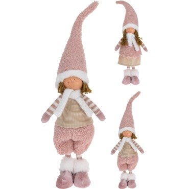 JK Home Décor - Boy & Girl Standing Pink 56cm