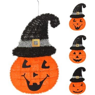 JK Home Décor - Pumpkin Garland 3ASS