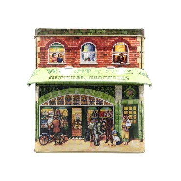 JK Home Décor - Metal Box Shop General Groceries 18x10x21.5cm