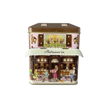 JK Home Décor - Metal Box Small House 12x8x15cm
