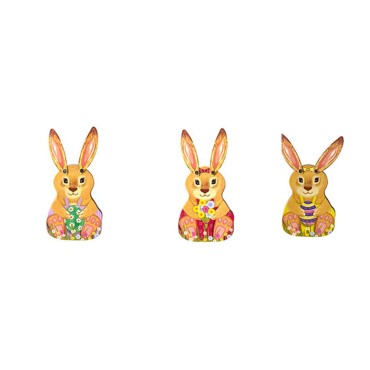 JK Home Décor - Metal Box Bunny 9x5x12cm 3 Designs