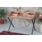 JΚ Home Décor - Γραφείο Ξύλινο με Μεταλλικά Πόδια 118x57x86cm