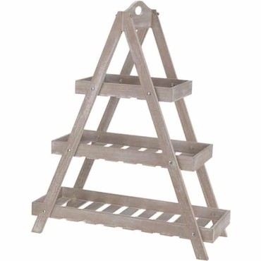 JK Home Décor - Flower Stand 3-Layers Wood