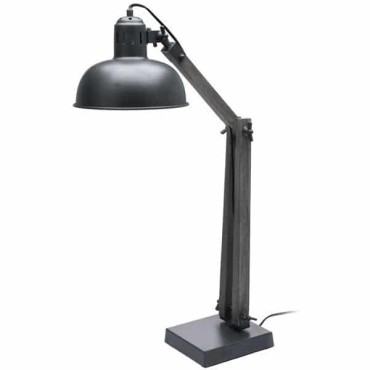 JK Home Décor - TableLamp Wood with Metal 40x21x55cm