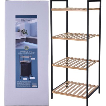 JK Home Décor - Bathroom Rack with 4 Shelves