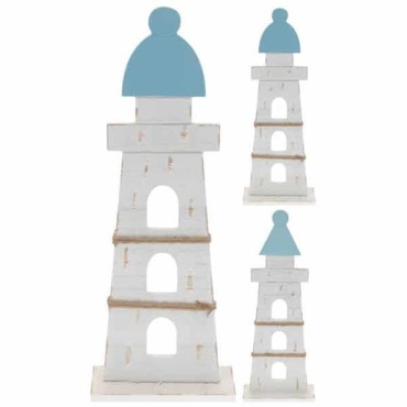 JK Home Décor - Lighthouse Wood 41cm 2Ass