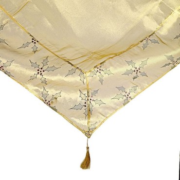 JK Home Décor - Tablecloth Gold 140x140cm