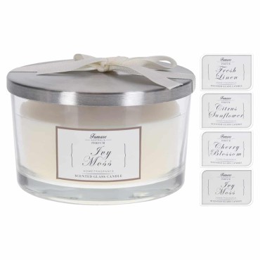 JK Home Décor - Candle Scented In Pot 4ASS