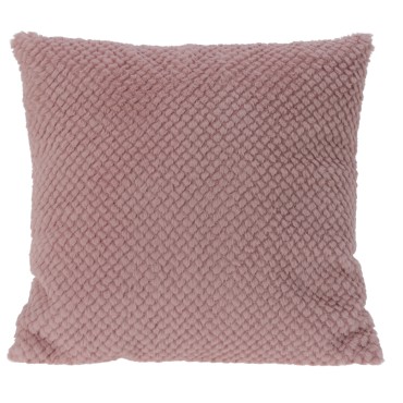 JK Home Décor - Cushion Soft Fleece 45cm Pink