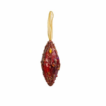 JΚ Home Décor - Στολίδι Φελιζόλ Κόκκινο 11cm