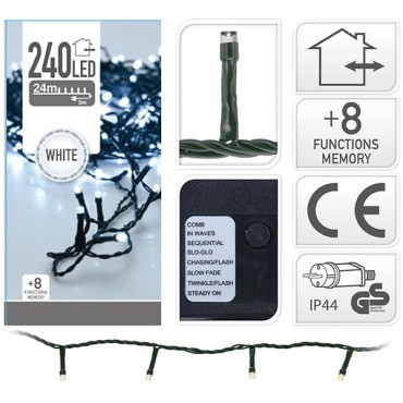 JK Home Décor - LED Lights 240 White Outdoor