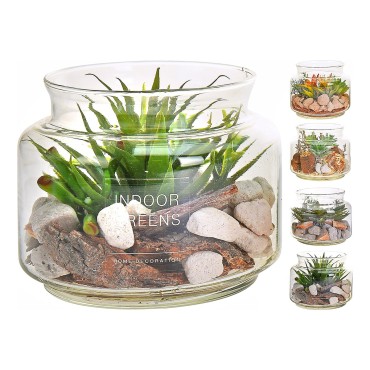 JΚ Home Décor - Κακτάκι Indoor Greens 4Σχδ