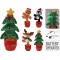 JK Home Décor - Φιγουρες Υφασμάτινες 4Σxδ 3xAA 20x10x35cm