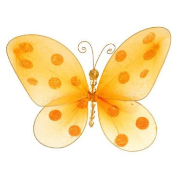 JK Home Décor - Butterfly Orange 36x23cm