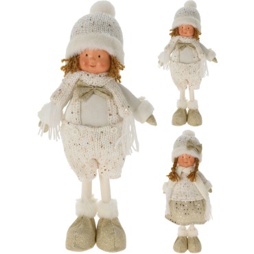 JK Home Décor - Boy & Girl Standing 38cm 2ASS