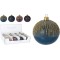 JΚ Home Décor - Μπάλα Γυάλινη με Glitter 8cm 4Σχδ