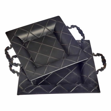 JK Home Décor - Δίσκος Μεταλλικός S/2