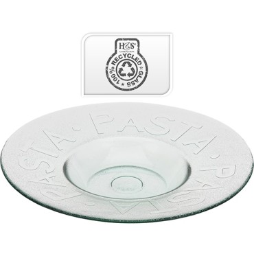 JK Home Décor - Pasta Plate Recycled Glass