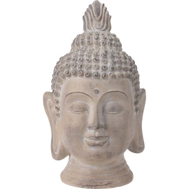 JK Home Décor - Buddha Head Mgo 26x25x41cm