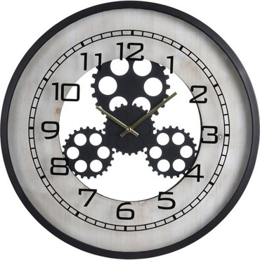 JK Home Décor - Wall Clock Metal 48cm Black