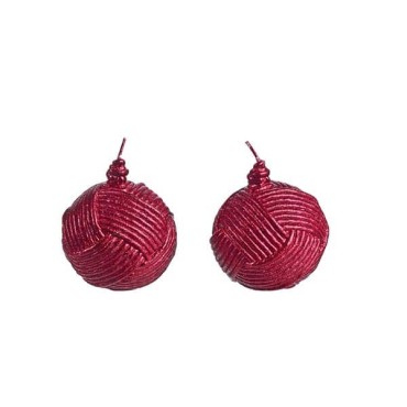 JΚ Home Décor - Κερί Χριστουγέννων Κόκκινο S/2 8cm