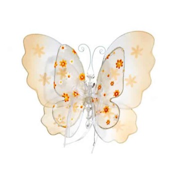 JK Home Décor - Butterfly Ivoire 18x14cm