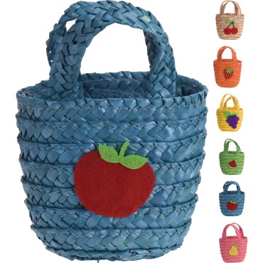JK Home Décor - Basket with Handle 15cm 6ASS