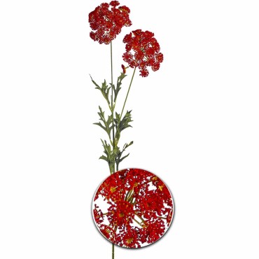 JΚ Home Décor - Κλαδί Αγρού Κόκκινο Χρυσό 60cm