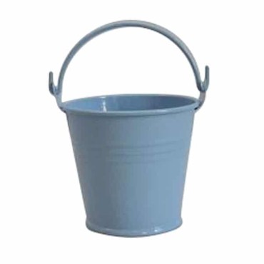 JK Home Décor - Basket Metallic Blue 6x6cm