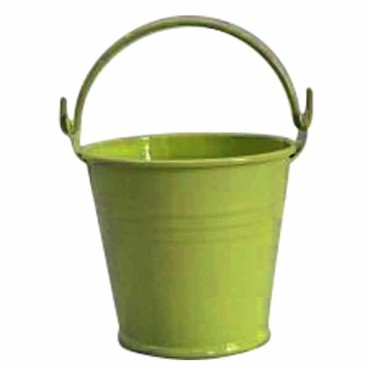 JK Home Décor - Basket Metallic Green 6x6cm