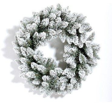 JK Home Décor - Flock Wreath  90cm