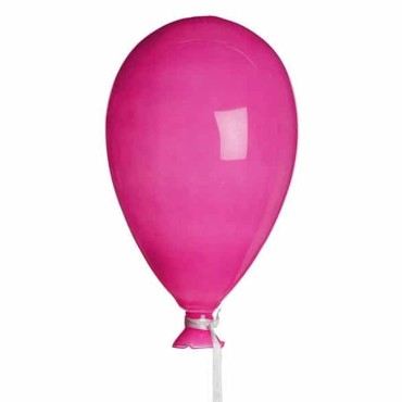 JK Home Décor - Balloon Glass Pink 11x19cm