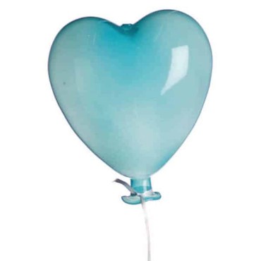 JK Home Décor - Ballon Heart Shape Blue 12cm