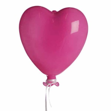 JK Home Décor - Ballon Heart Shape Pink 12cm
