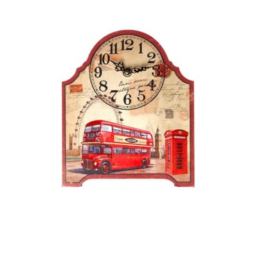 JK Home Décor - Table Clock London 20x23cm
