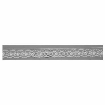 JK Home Décor - Ribbon Lace White 3cmx10m